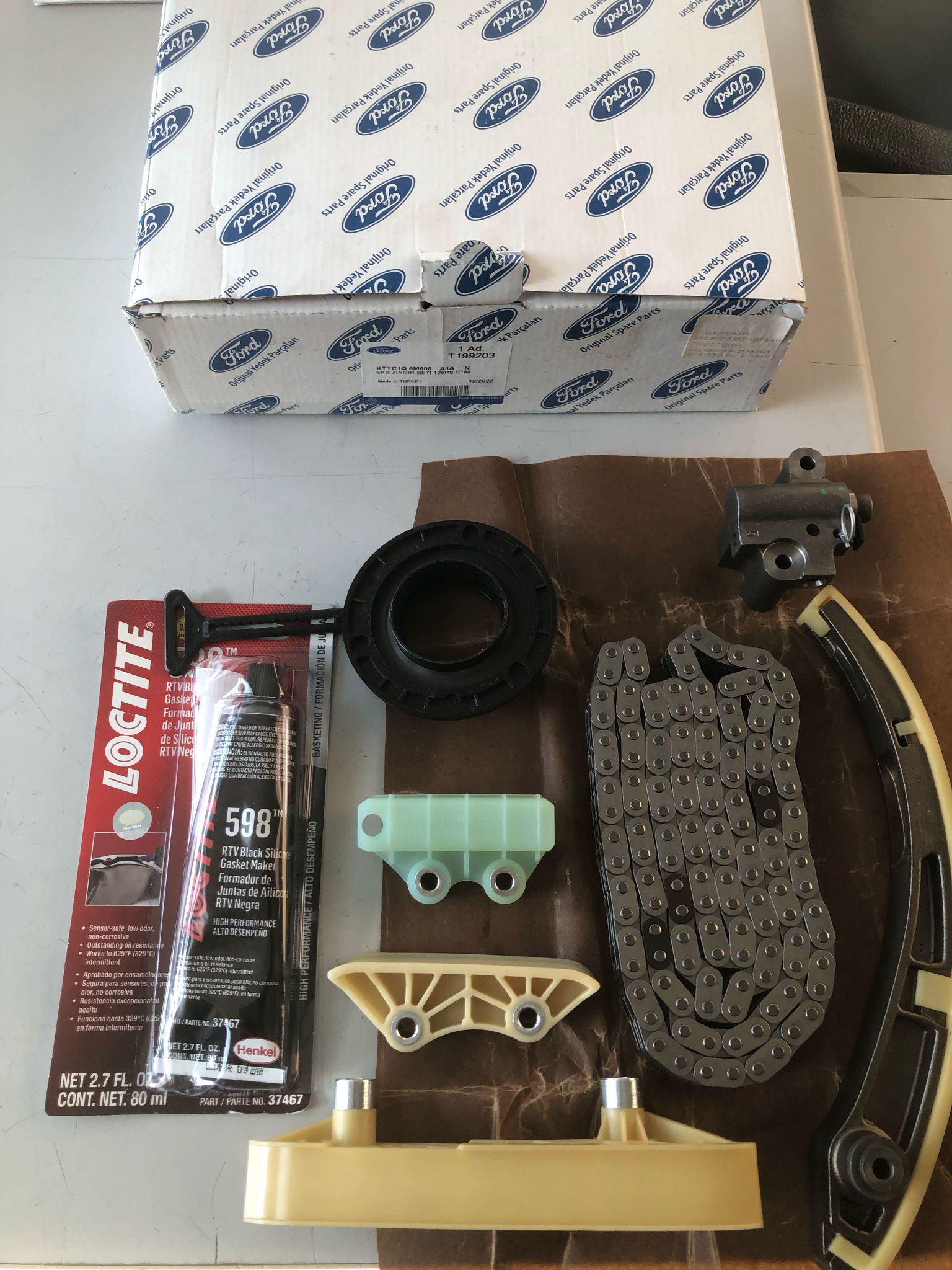 KTYC1Q 6M000 A1A FORD TRANSİT V184 ZİNCİR SETİ 120PS